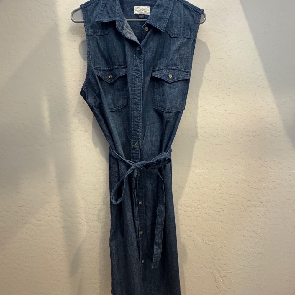 Denim Sleeveless Dress